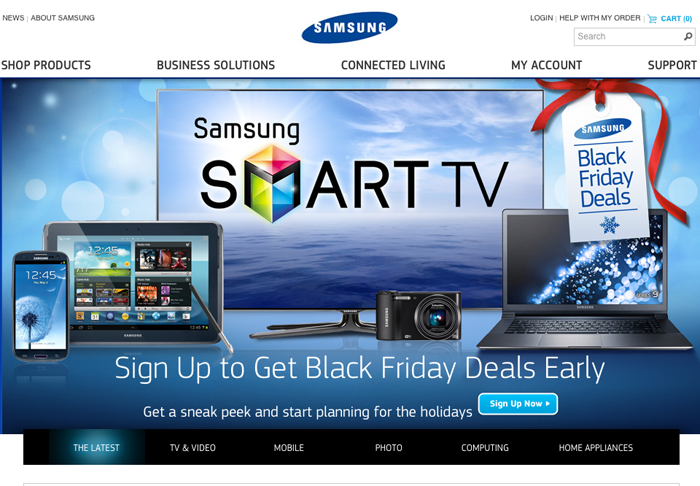 Trang bán hàng của SamSung sử dụng Magento Trang bán hàng của SamSung sử dụng Magento